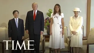 President Trump Becomes The First World Leader To Meet Japan's New Emperor | TIME