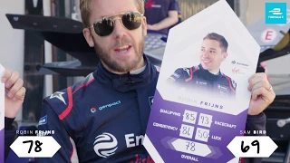 FÓRMULA E 2019-2020 | Sam Bird e Robin Frijns, da Envision Virgin, dão notas um ao outro