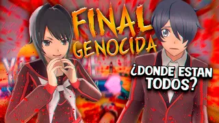 ELIMINO a TODA la escuela sin ser DESCUBIERTO | Yandere Simulator 1980s Mode | Final Genocida