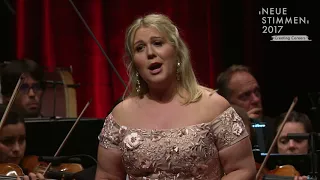 NEUE STIMMEN 2017 - Final: Christina Nilsson sings "Ozean! Du Ungeheuer!", Oberon, Weber