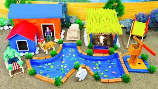 Top creative diy miniature Farm - House Farm for Cow, Horse - Barn Animals & Farm Diorama