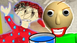 BALDI CHASED ME WITH AN ICE BUCKET! | Baldi's Basics Ice Bucket Challenge | Baldi's Basics Mod