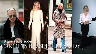 Carolyn Bessette-Kennedy - 90's style icon & classic chic minimalist fashion.