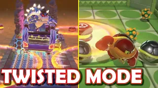 TWISTED MODE All Bosses Super Mario 3D World!!