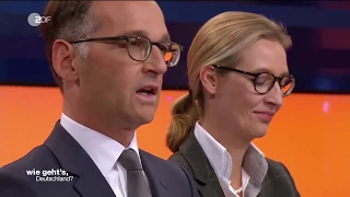 Alice Weidel verlässt Talkshow - Wie gehts Deutschland 05.09.2017