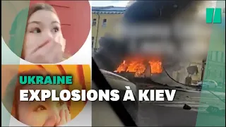 En Ukraine, Kiev touchée par une série d’explosions