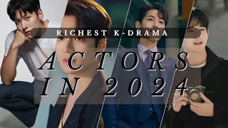 Richest K-Drama Actors in 2024: A Closer Look at the Stars Who Shined Bright #koreandrama