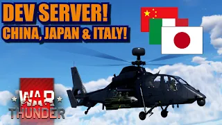 War Thunder DEV SERVER "Drone Age" Update, EVERYTHING that CHINA, JAPAN & ITALY got!