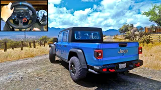 Jeep Gladiator Realistic Off-Road - Forza Horizon 5 - Logitech G29