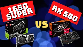 GTX 1650 Super VS RX 580 - Tested on 7 Games in 2021