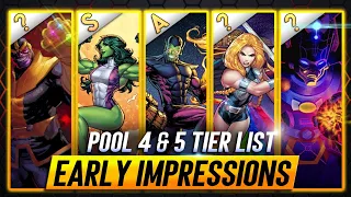 Pool 4 & 5 Tier List | Unlock These Best Cards FIRST in Pool 3 | Token Shop Guide | Marvel Snap