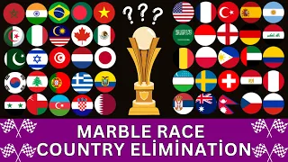 Marble Race Country Elimination Algodoo