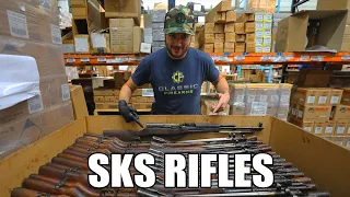 Unboxing A New Batch Of SKS Rifles