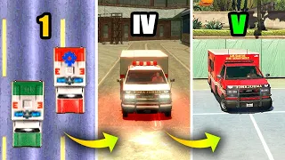 Ambulance in GTA Games (Evolution)