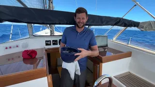 How to bake bread at 10kts on a Hallberg-Rassy 50!