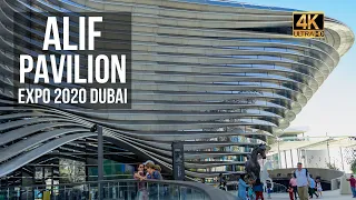 [4K] The World's Largest Lift in Alif Pavilion Expo 2020 Dubai | Alif Pavilion Expo 2020 Walk Tour