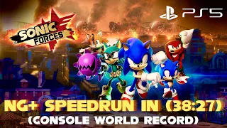 Sonic Forces: Full Game - NG+ Speedrun (38:27) | *Console World Record* [4K Ultra HD - 60fps + HDR]