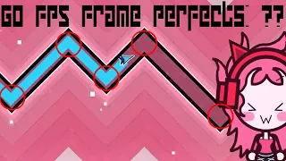 "Ashley Wave Trials" with Frame Perfects counter — Geometry Dash