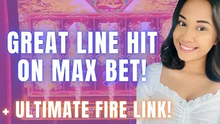 GREAT LINE HIT ON MAX BET! WHEEL OF PROSPERITY AND ULTIMATE FIRE LINK!