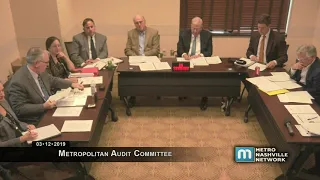 03/12/19 Metropolitan Nashville Audit Committee