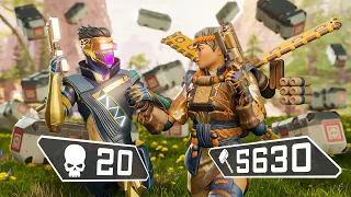 Destroying Master Lobbies As a Duo! (Genburten Apex Legends)