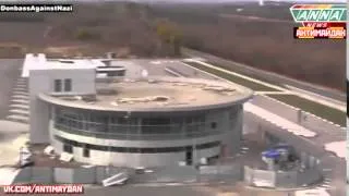 30 10 2014 ДНР►Донецк Новости Сегодня◄Съёмка с крыши дома рядом с аэропортом