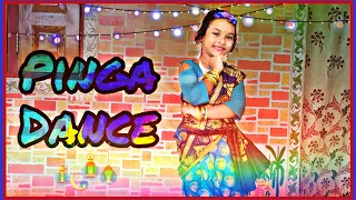 Pinga ga pori easy dance steps | Pinga dance by kid | The dazzling girl