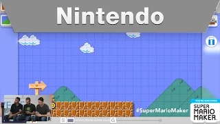 Nintendo Treehouse Live @ E3 2015 Day 2 Super Mario Maker