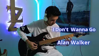 I Don't Wanna Go - Alan Walker - cover Guitar (Leyder Zuluaga)