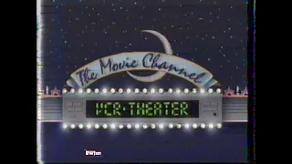 7/11/1987 The Movie Channel "VCR Theater" bumper and PG13 intro