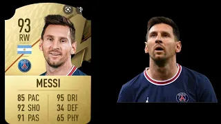 93 RATED LIONEL MESSI PLAYER REVIEW - FIFA 22 ULTIMATE TEAM - BEST GOLD CARD IN THE GAME???!!!!