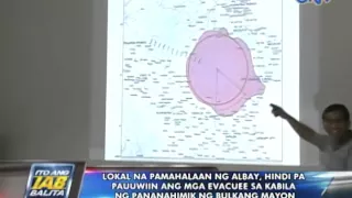Albay LGU, hindi pa pauuwiin ang mga evacuee sa kabila ng pananahimik ng Mayon