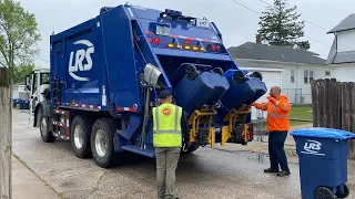 LRS Mack LR Heil DuraPack 5000 Rear Loader Garbage Truck W/ 3-Man Crew!