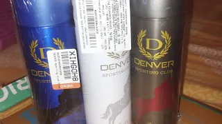 DENVER BODY SPRAY COMBO UNBOXING