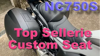 NC750S - Installed the Top Sellerie custom seat and Shad SH36 Panniers.