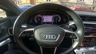 Steering Wheel Buttons Description for Audi A6 C8 ( 2018 - now ) - Steering Wheel Functions