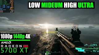 RX 5700 XT | Battlefield 2042 - 1080p, 1440p, 4K - LOW, MIDEUM, HIGH, ULTRA