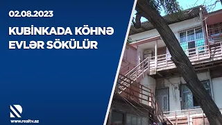 Kubinkada köhnə evlər sökülür - Tikinti şirkəti bəzi dəllalların işə mane olduğunu deyir