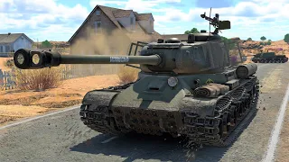 War Thunder: IS-2 (1944) Soviet Heavy Tank Gameplay [1440p 60FPS]