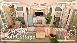 [ roblox bloxburg ] ‧₊˚✩彡 soft coastal cottage - ꒰ build & tour ꒱ - itapixca builds