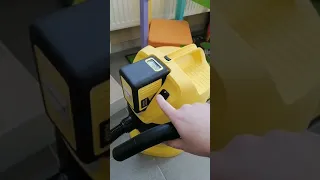 Как всасывает аккумуляторный пылесос Karcher wd 3