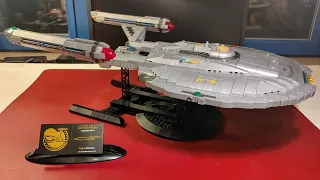 I built Blue Brixx Star Trek set 105437: Enterprise NX-01