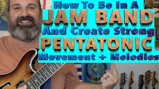 How To ACTUALLY CREATE MELODIES  With A Pentatonic Scale When Jamming.
