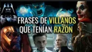 FRASES DE VILLANOS QUE TENÍAN TODA LA RAZÓN l Todas las partes (del 1 al 8)