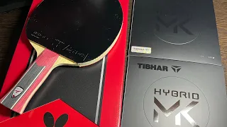 Tibhar Hybrid MK + Основание Butterfly MIZUTANI JUN ZLC