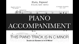 Pieta, Signore (A. Stradella) - C Minor Piano Accompaniment *Special Request*