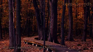 Autumn Leaves and Wind Chimes – 10 Hour Soundscape for Sleep, Meditation, Ambience, Relaxation