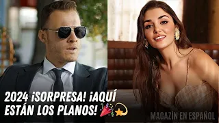 2024 ¡Sorpresa de Hande Erçel y Kerem Bürsin! ¡Aquí están los planos! 🎉💫#kerembürsin #handeerçel