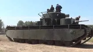 Танк Т-35. Военный Фестиваль "Поле Боя" 2014