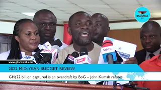 GH¢22 billion captured is an overdraft by BoG – John Kumah refutes